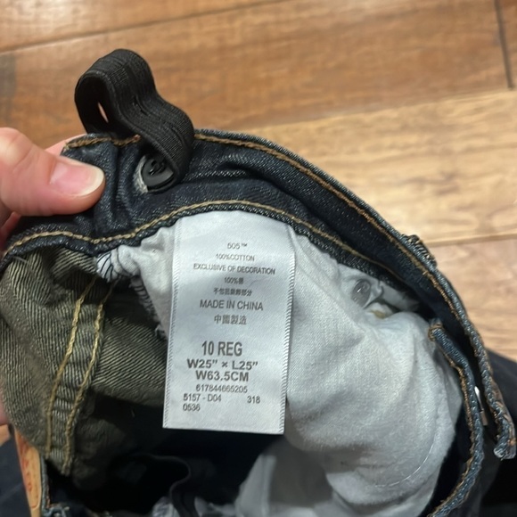 LEVI's 505 size 10 regular W25''xL25'' - Picture 6 of 8
